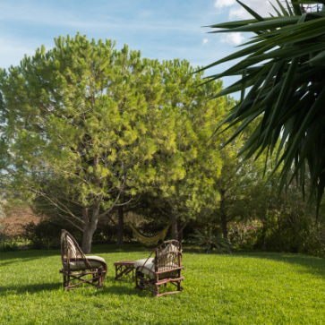 Jardín con vistas