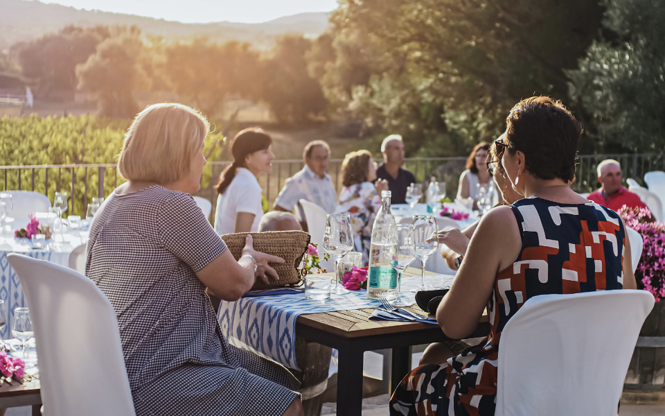  Outdoor lunch organized at Bodega Can Feliu